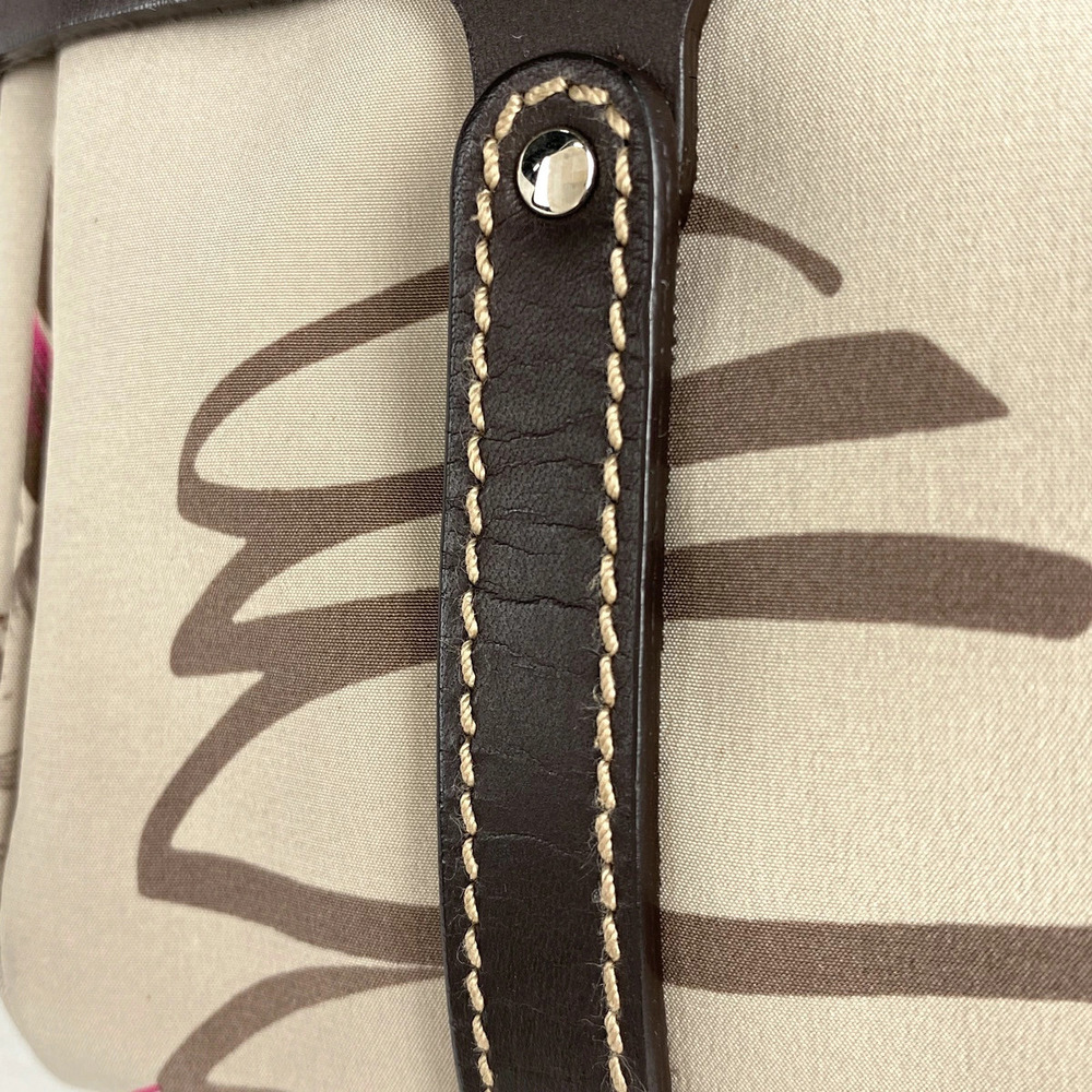Salvatore Ferragamo Hobo Shoulder brown flower logo Bag animal